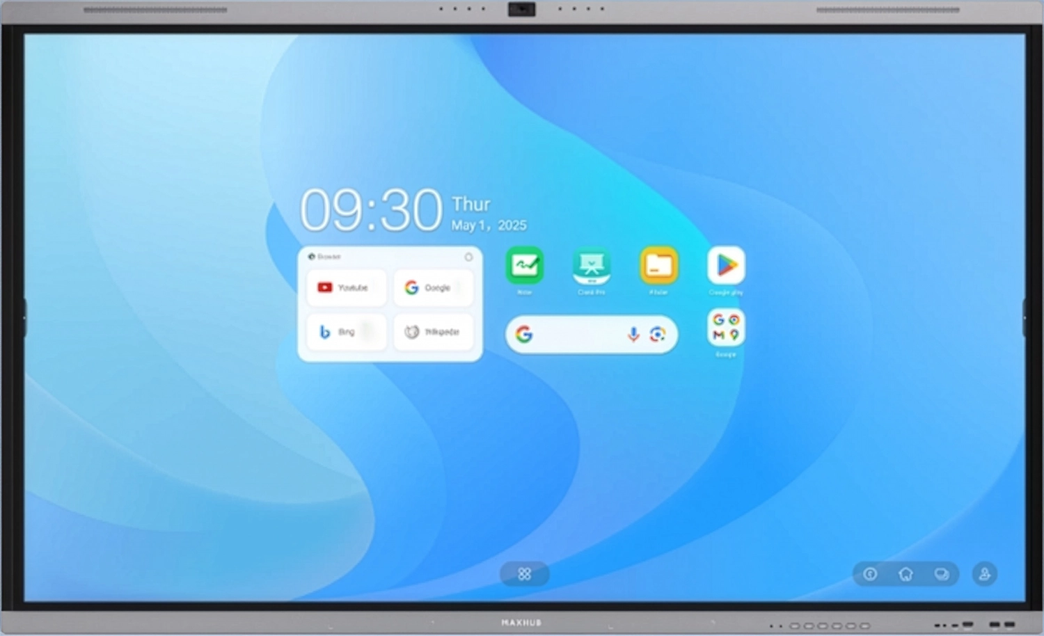 Maxhub-U4-Series-Alpha_1500w Image of a Maxhub U4 Series Interactive Panel
